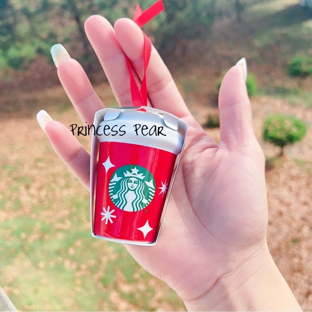 2022 Starbucks red cup ornament